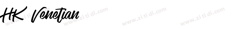 HK Venetian字体转换